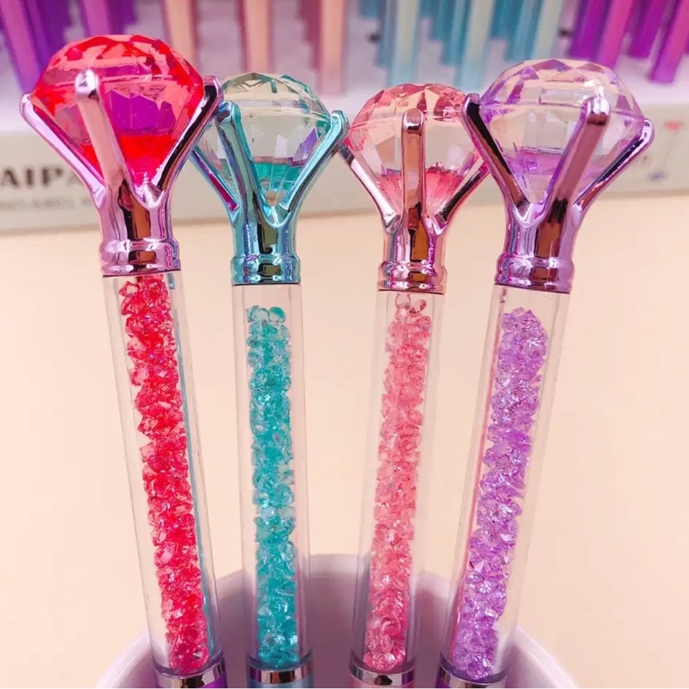 🍒🍒 2 Diamond Jewels Ballpoint Pens❗️Price Firm❗️